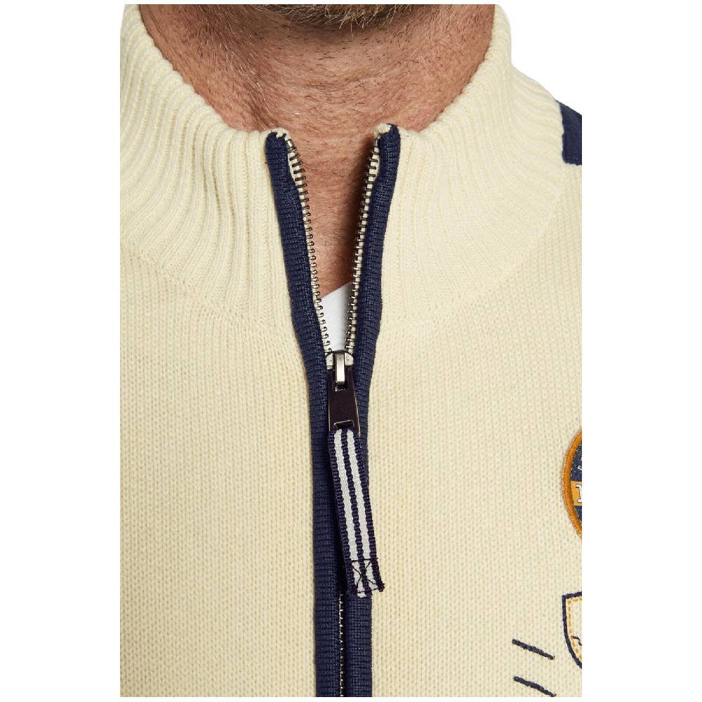 Jan Vanderstorm Strickjacke TJARDO wollweiß Begrenztes Angebot