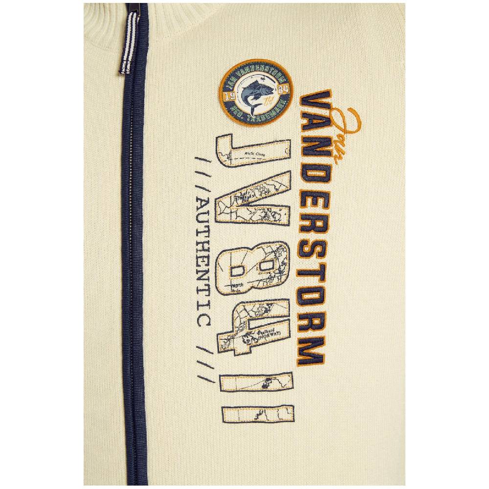 Jan Vanderstorm Strickjacke TJARDO wollweiß Begrenztes Angebot