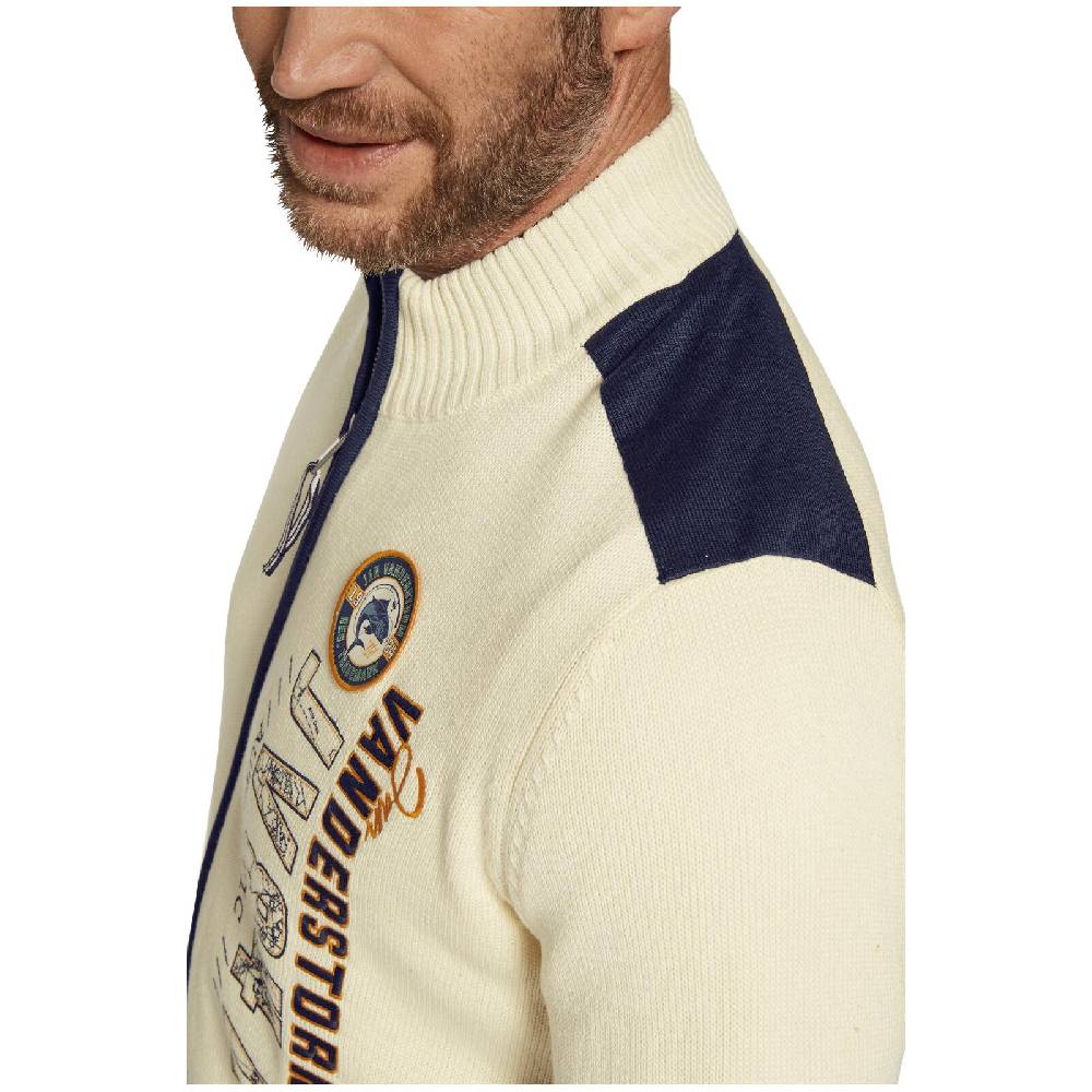 Jan Vanderstorm Strickjacke TJARDO wollweiß Begrenztes Angebot