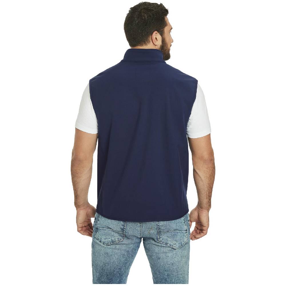 Jan Vanderstorm Softshell Weste DEMETRI dunkelblau Exklusivangebot