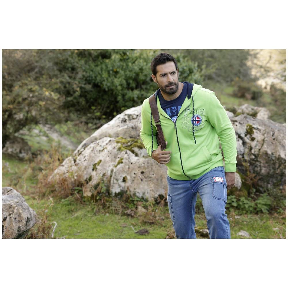Jan Vanderstorm Sweatjacke HOLVAST grün Jubiläumsangebot