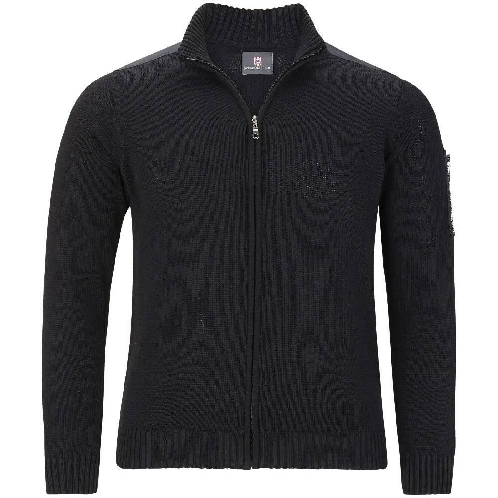 Jan Vanderstorm Strickjacke KRISTAFAR schwarz Top Angebot