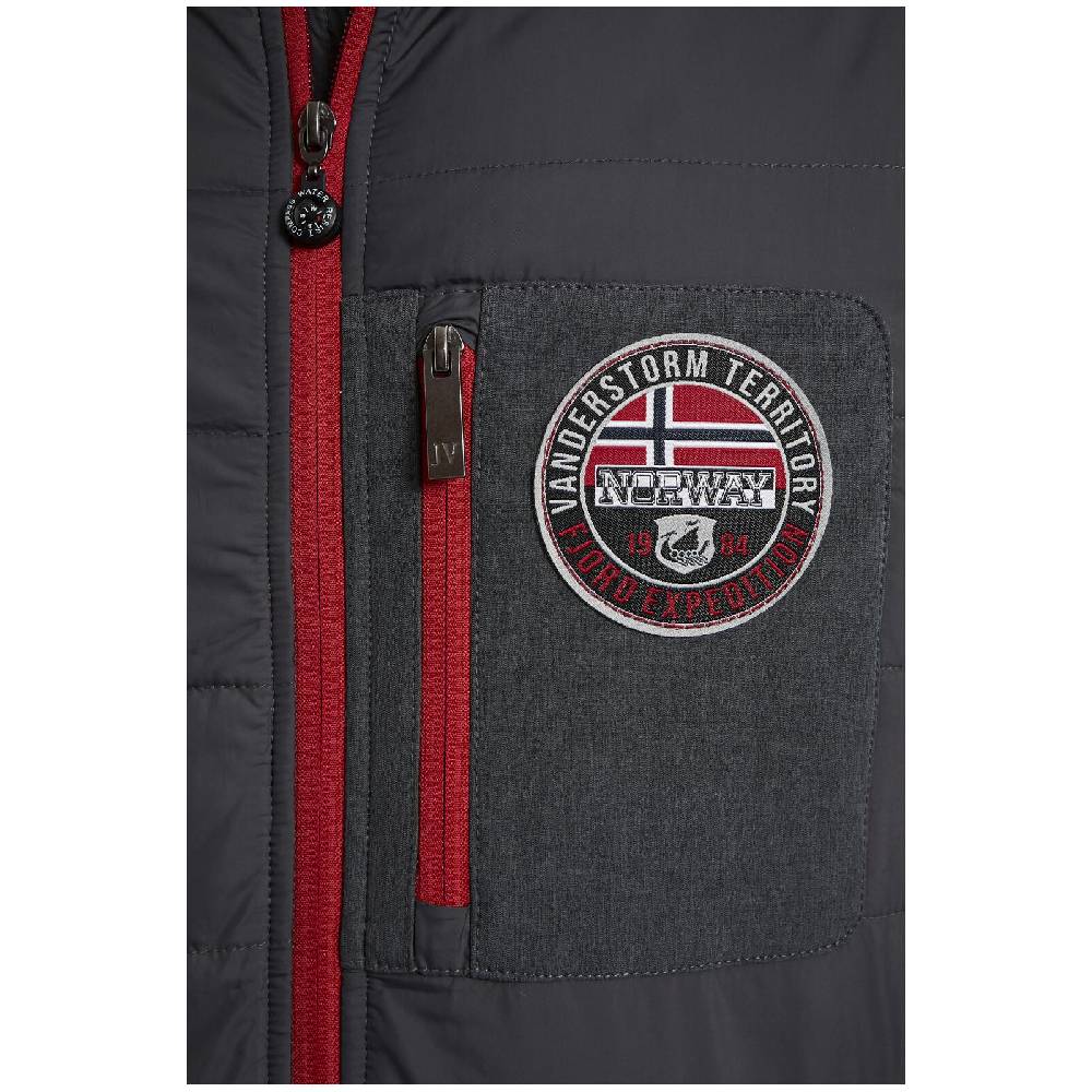 Jan Vanderstorm Steppjacke ALFSIGR dunkelgrau Bestseller