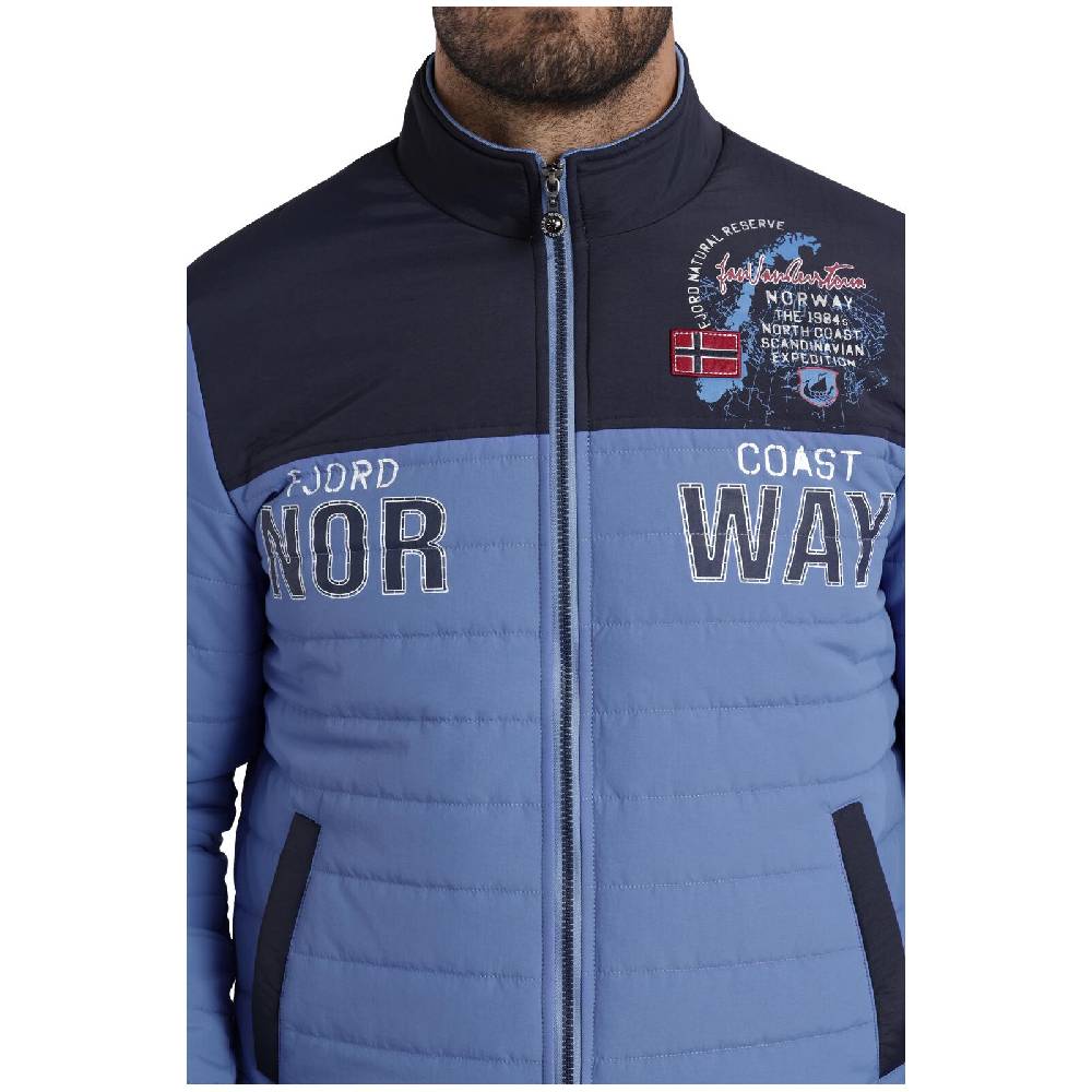 Jan Vanderstorm Steppjacke VOLKWIN blau Super Sparpreis