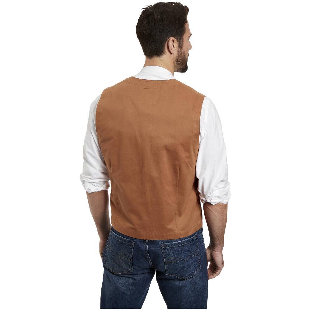 Jan Vanderstorm Weste BALDVINI cognac Wochenangebot