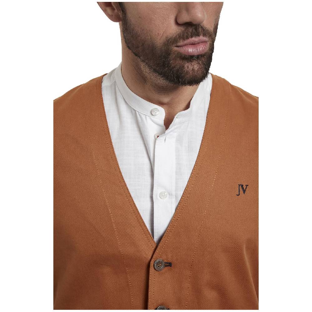 Jan Vanderstorm Weste BALDVINI cognac Wochenangebot