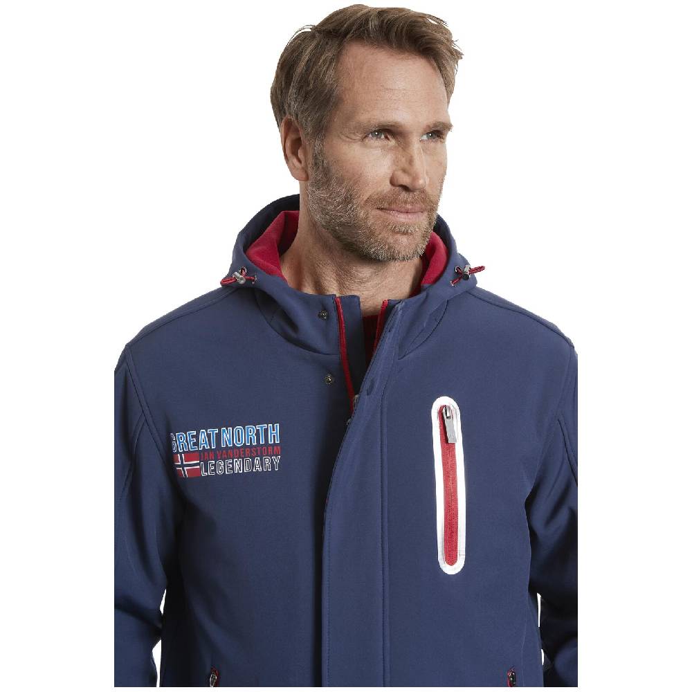 Jan Vanderstorm Softshelljacke HELGE dunkelblau Letzte 3 Tage