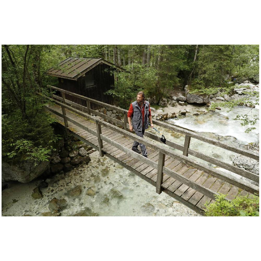 Jan Vanderstorm Trekking Weste HELMBOT dunkelgrau Letzter Tag