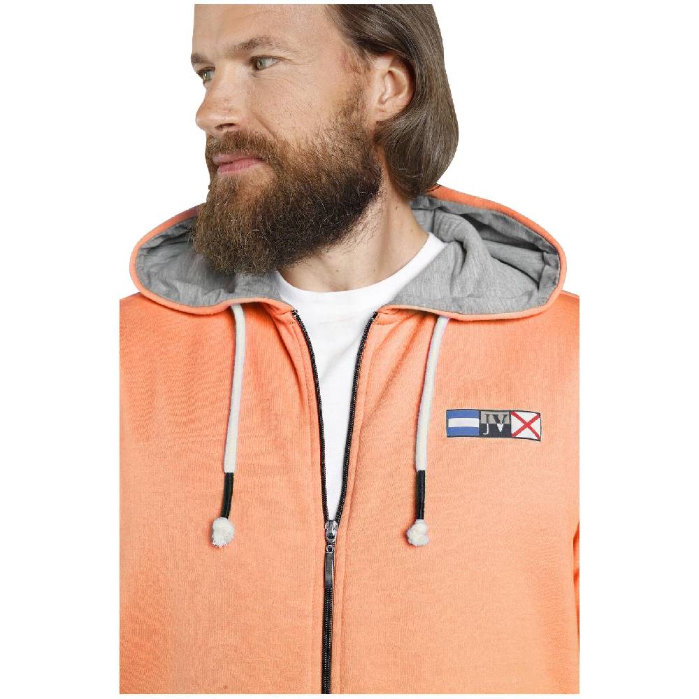 Jan Vanderstorm Sweatjacke EDRIK orange Zeitbegrenzte Promotion