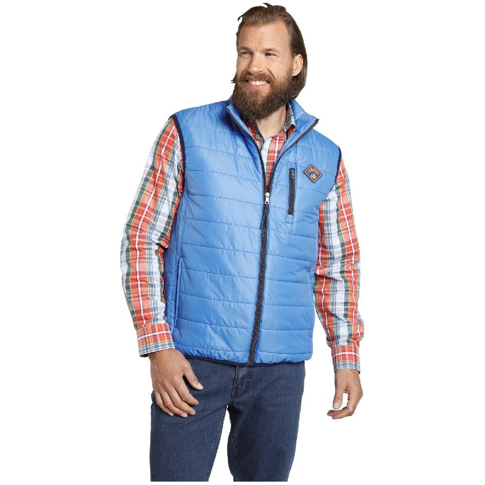 Jan Vanderstorm Outdoorweste MATTIS blau Bis zu 60% Rabatt