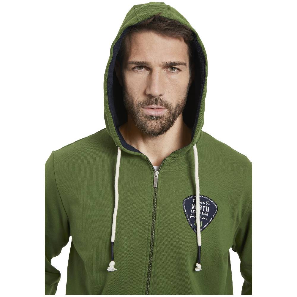 Jan Vanderstorm Sweatjacke INGWIN grün Super Rabatt