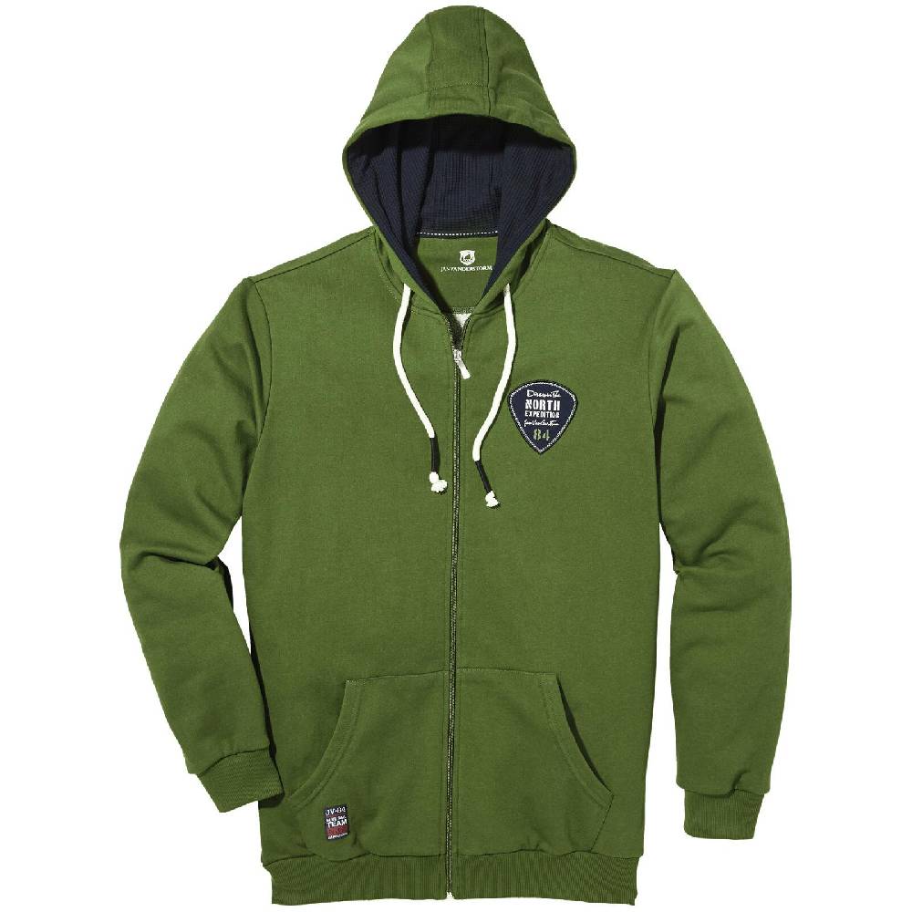 Jan Vanderstorm Sweatjacke INGWIN grün Super Rabatt