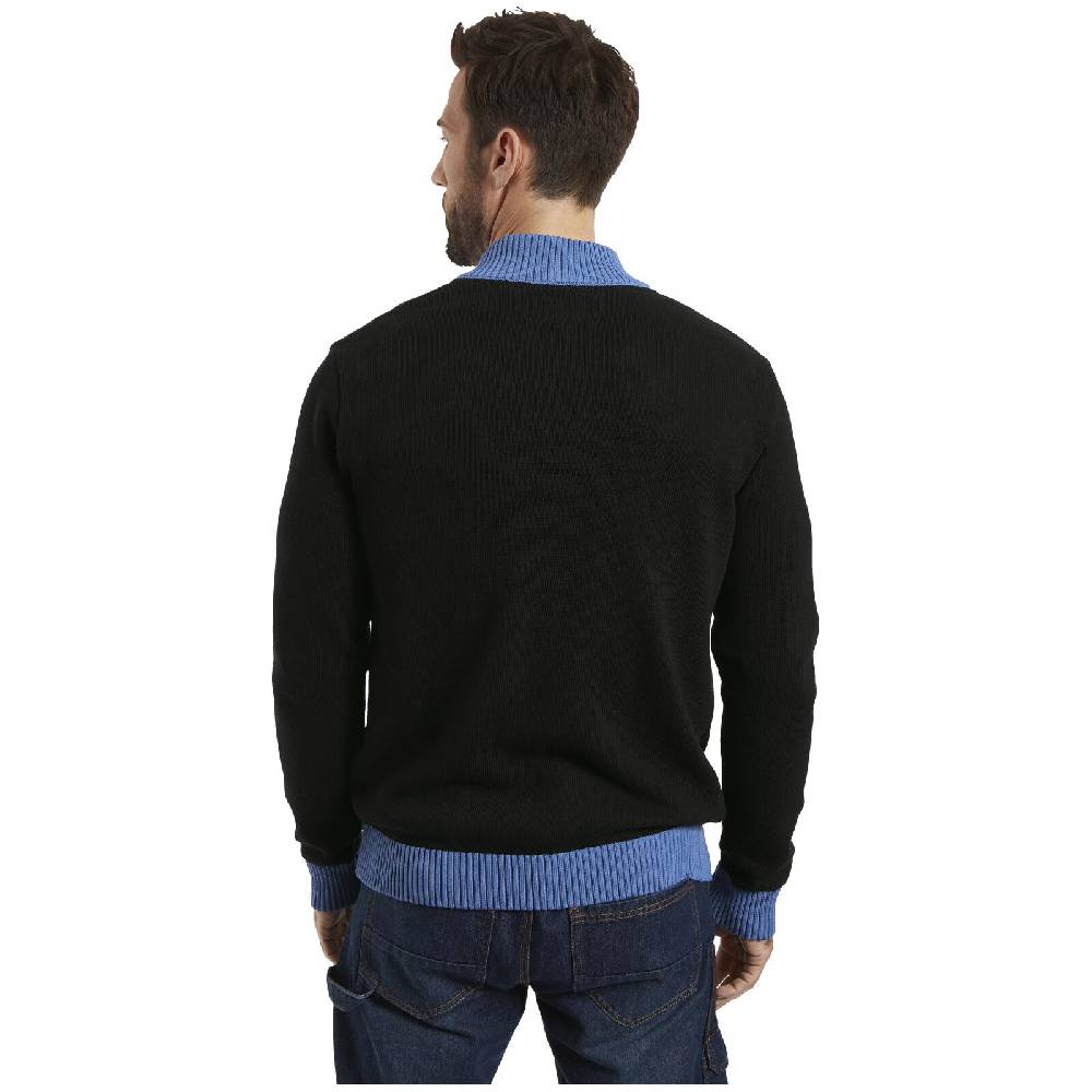 Jan Vanderstorm Strickjacke HERSKA schwarz Fabrikladen