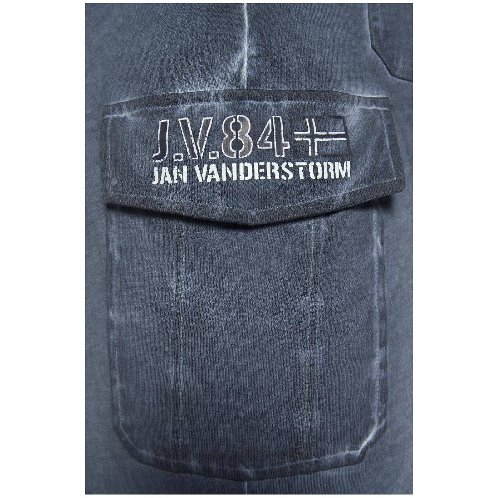 Jan Vanderstorm Sweatbermuda FRERK blau Speichern exportieren