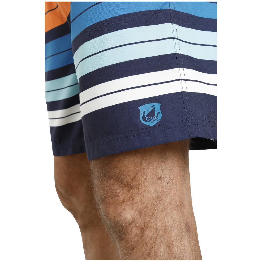 Jan Vanderstorm Badeshorts HJALMAR blau gestreift Outlet
