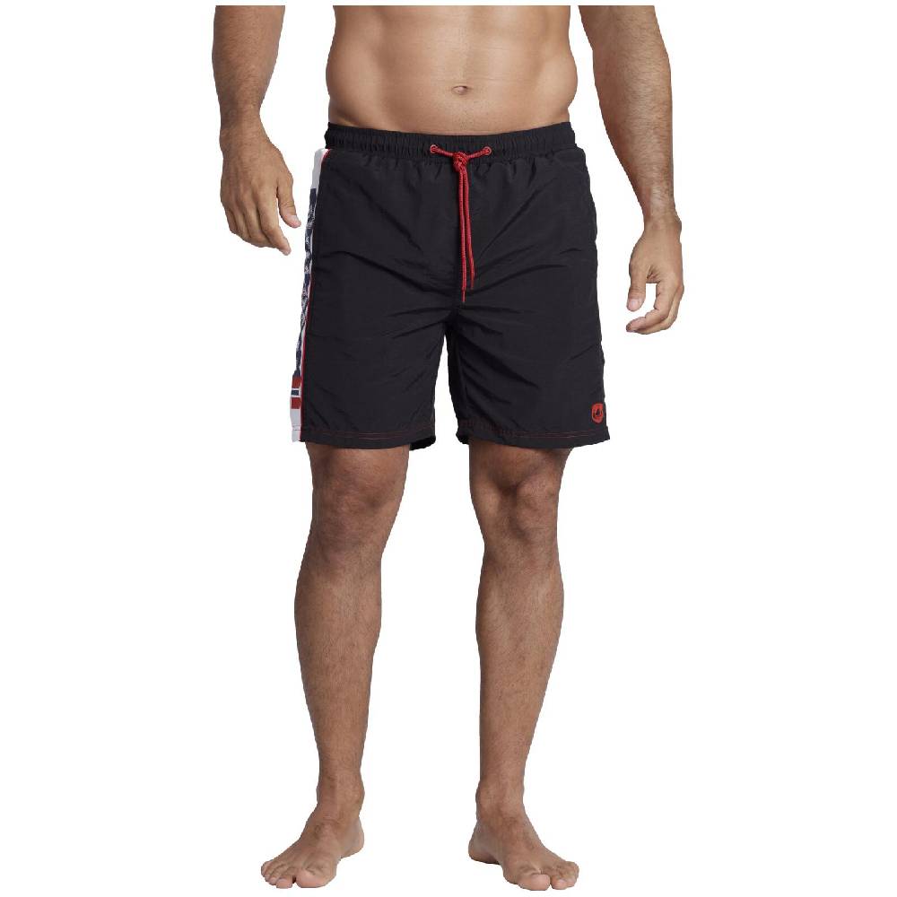 Jan Vanderstorm Badeshorts BALDGER schwarz Günstiger Verkauf