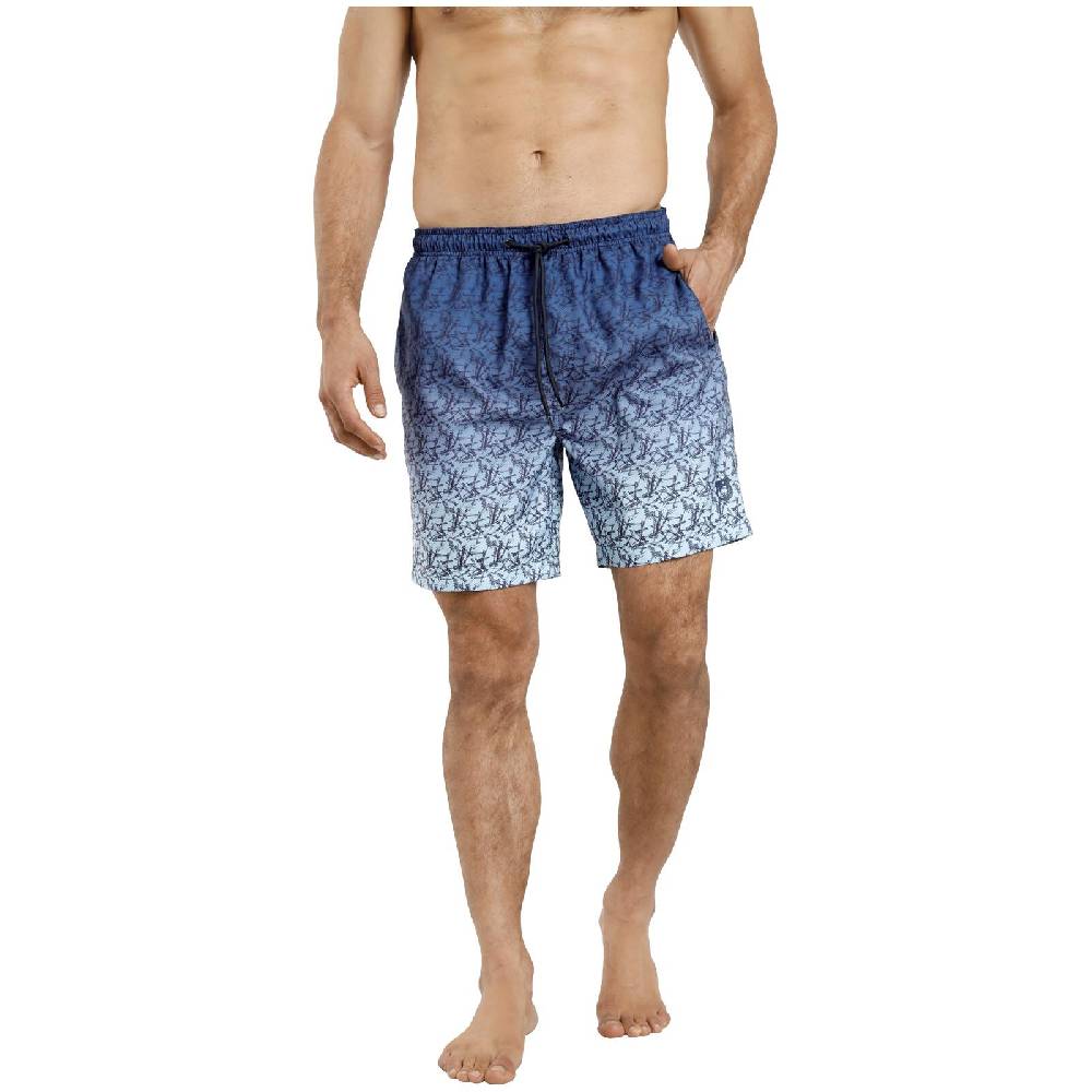Jan Vanderstorm Badeshorts HJORR blau gemustert Blitzverkäufe