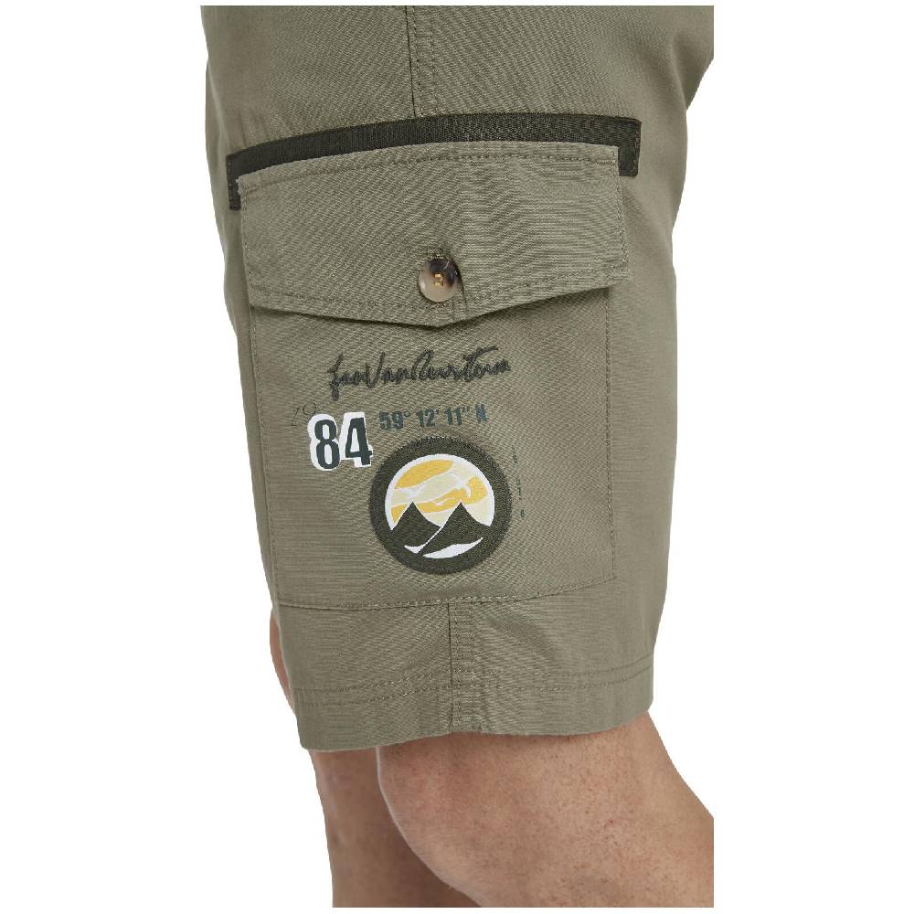 Jan Vanderstorm Cargobermuda TEUTORI khaki Kostenloser Versand