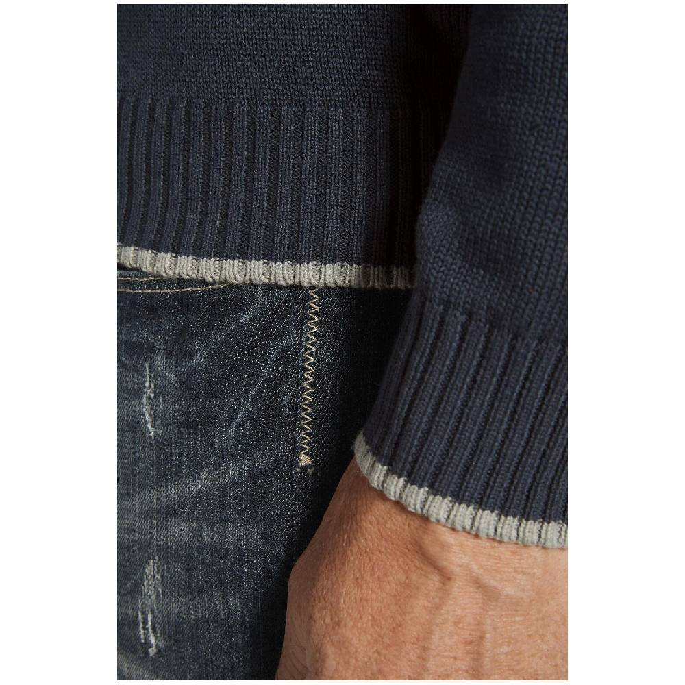 Jan Vanderstorm Strickjacke ROLUF dunkelblau Bis zu 50% Rabatt