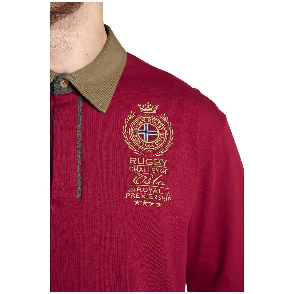 Jan Vanderstorm Sweatshirt JAARNE rot Sonderangebot der Fabrik
