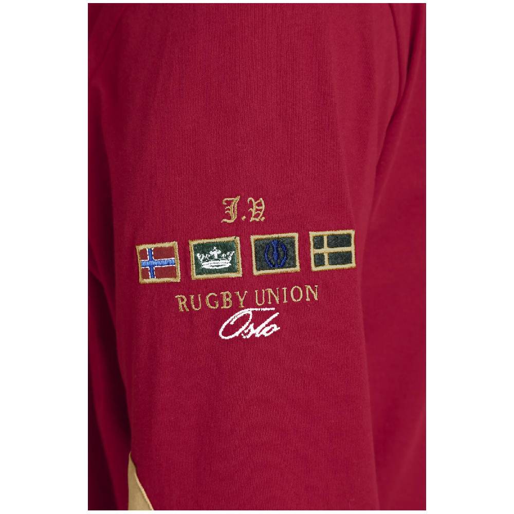 Jan Vanderstorm Sweatshirt JAARNE rot Sonderangebot der Fabrik