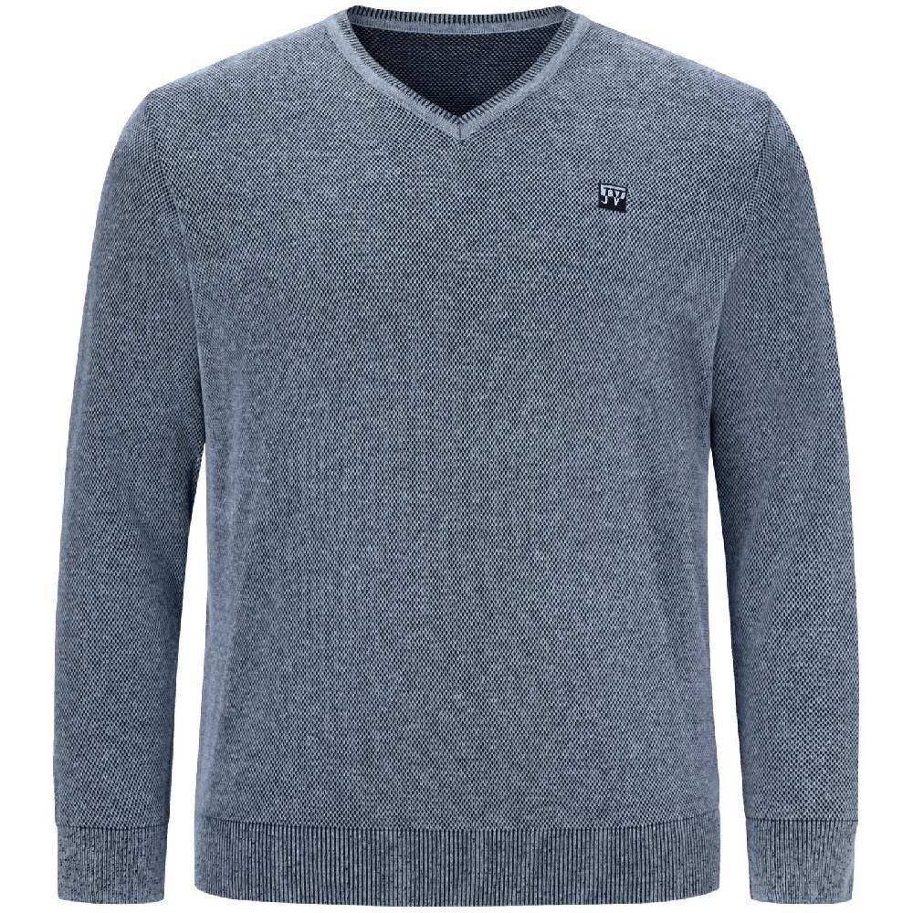 Jan Vanderstorm Pullover KEIMO blau melange Vierteljährliche Förderung