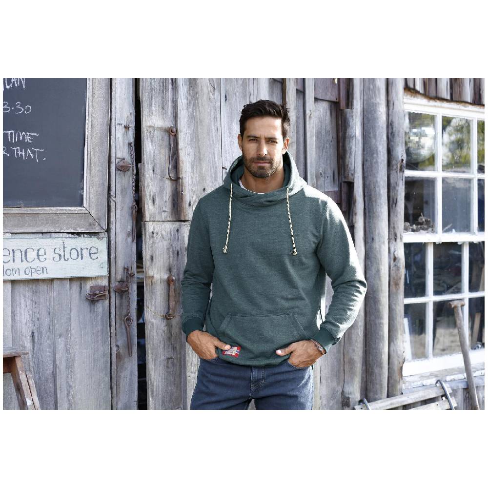 Jan Vanderstorm Sweatshirt BLANKARD petrol melange Discount Store für neue Produkte
