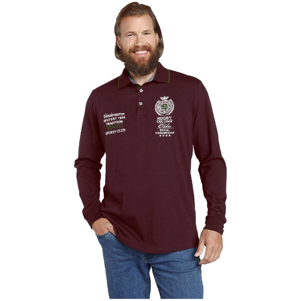 Jan Vanderstorm Sweatshirt SIGVAT dunkelrot Nur noch ein Tag übrig
