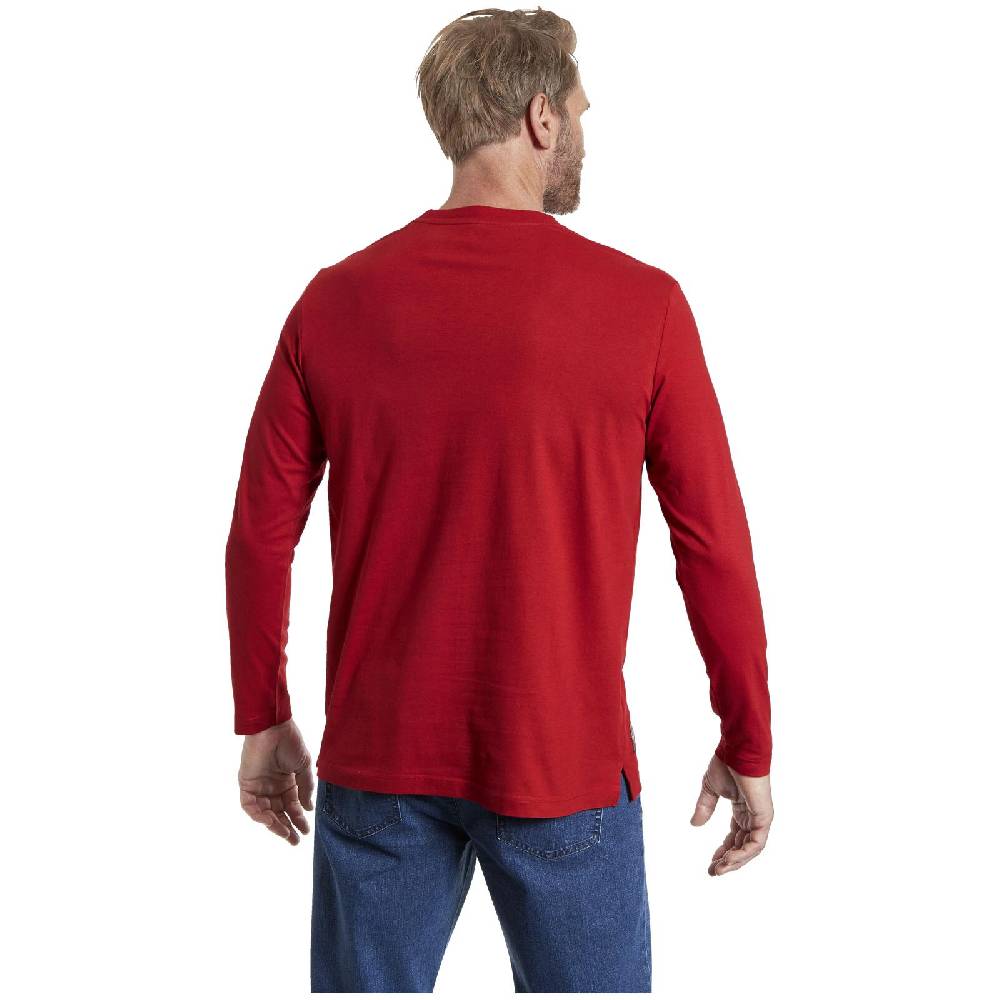 Jan Vanderstorm Langarmshirt NIELSON rot Speichern exportieren