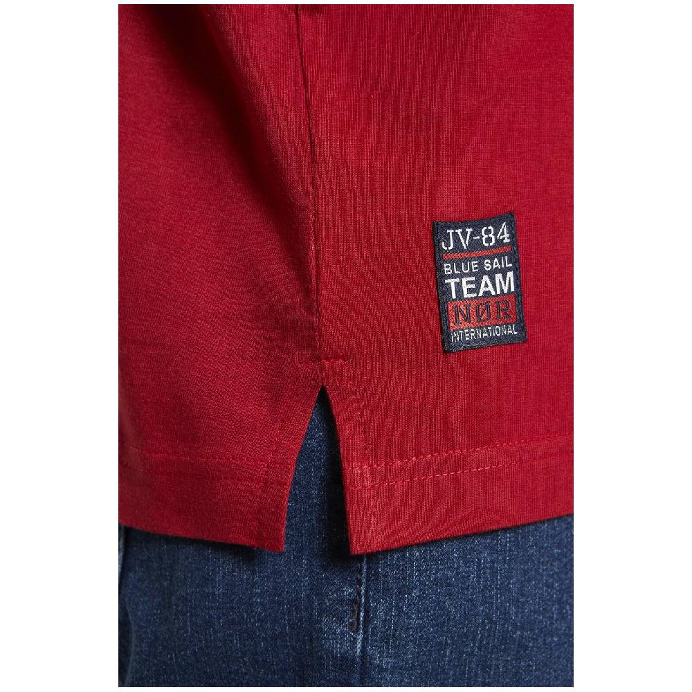 Jan Vanderstorm Langarmshirt NIELSON rot Speichern exportieren