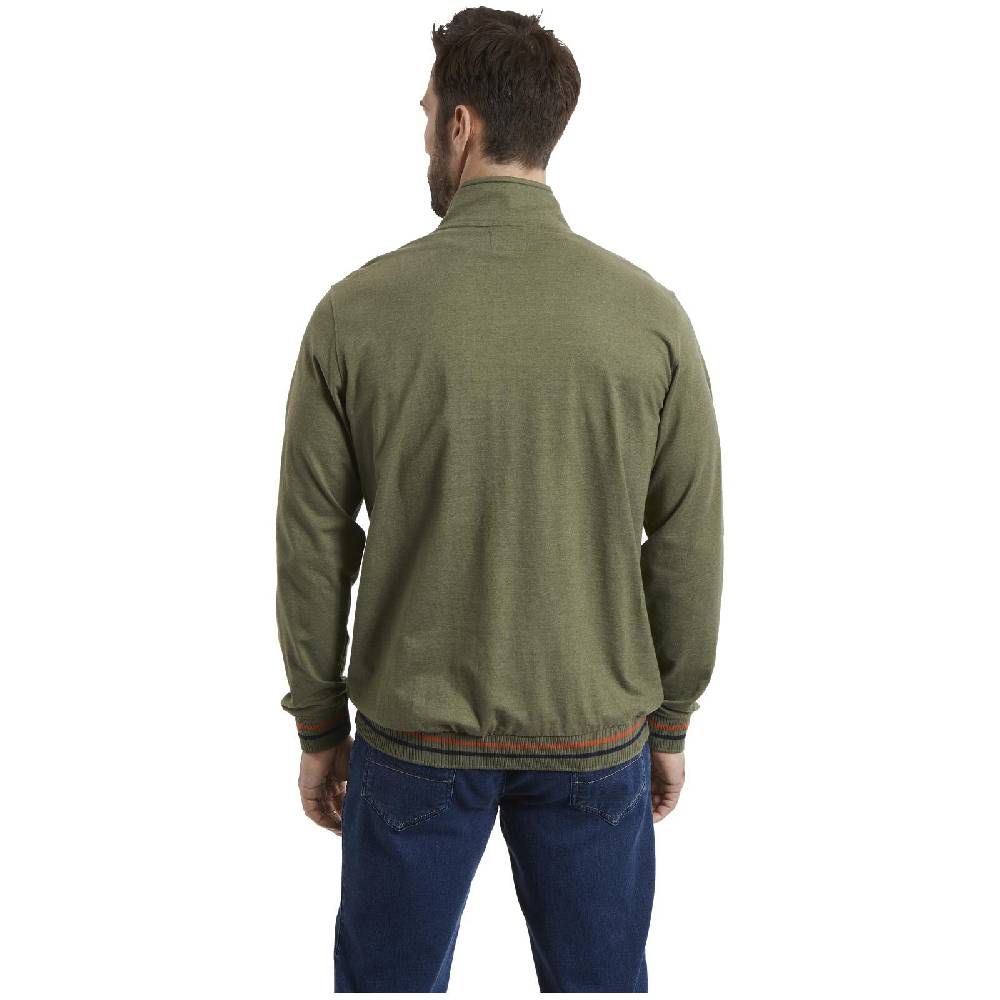 Jan Vanderstorm Sweatshirt THORBEN khaki melange Black Friday Preise