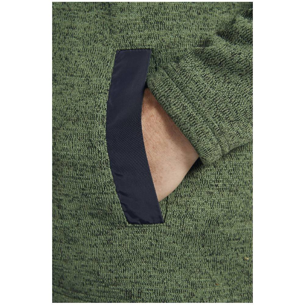 Jan Vanderstorm Fleecejacke ASVA grün melange 50% Rabatt für begrenzte Zeit