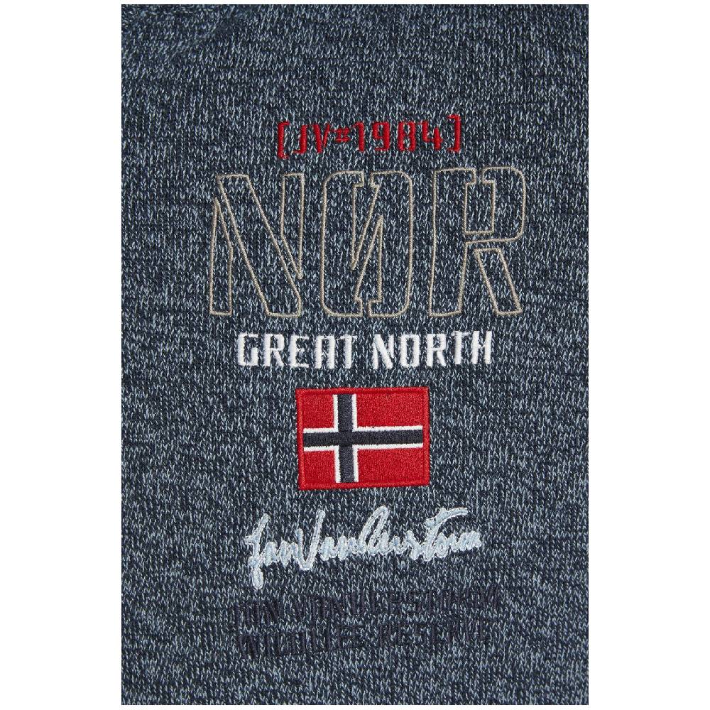 Jan Vanderstorm Pullover CAJETAN dunkelblau melange Rabatte dieses Monats