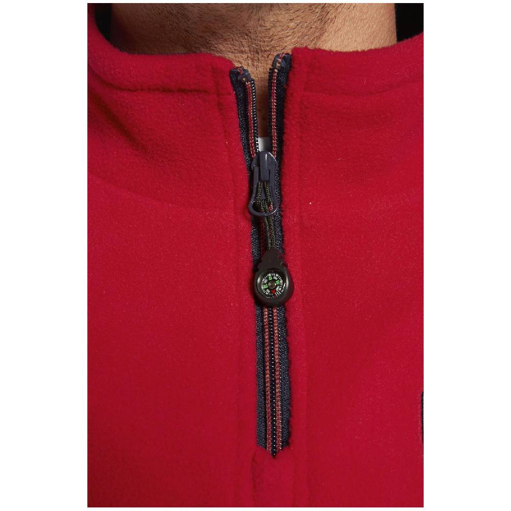Jan Vanderstorm Fleece-Sweatshirt SIETSE rot 2025
