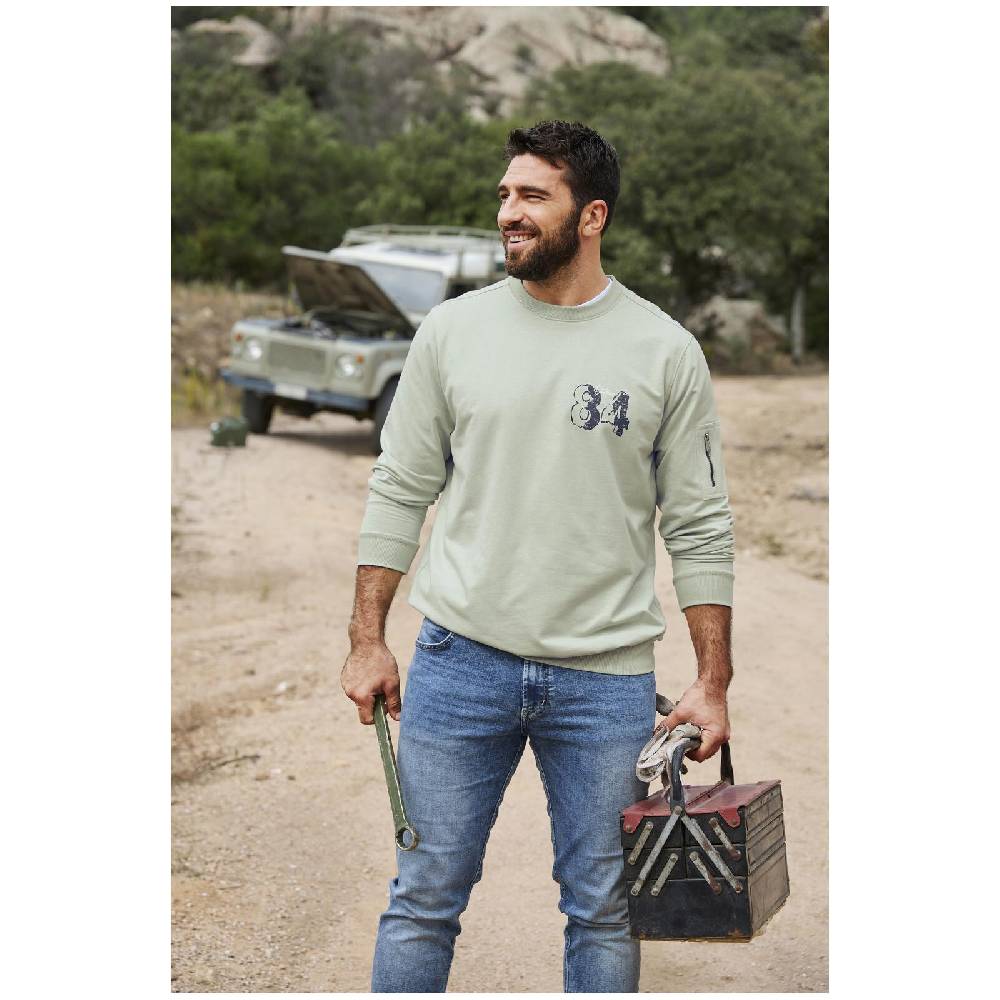 Jan Vanderstorm Sweatshirt ALFI hellgrün Angebote