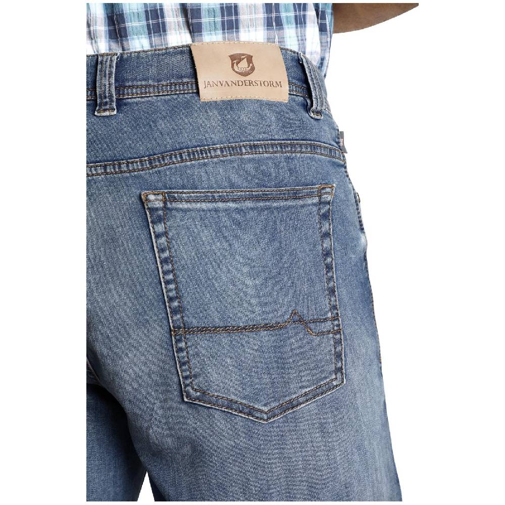 Jan Vanderstorm Tiefbundjeans TUMAN hellblau Günstig kaufen