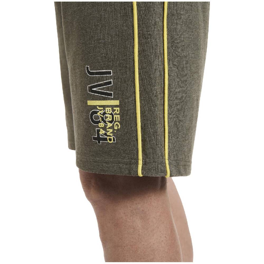 Jan Vanderstorm Kurze Sweathose AABU oliv melange Online Shopping