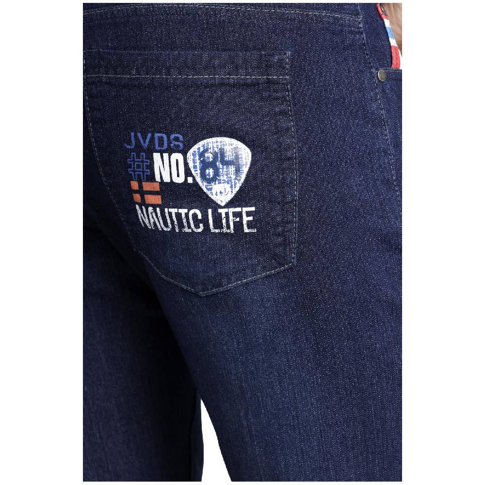 Jan Vanderstorm Tiefbundjeans LANNIE dunkelblau Cyber Monday