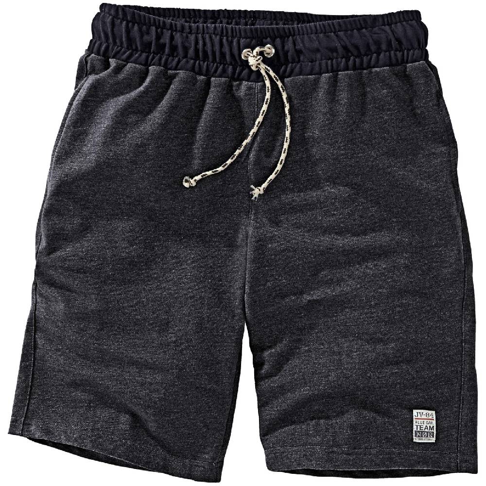 Jan Vanderstorm Sweatbermuda WALI dunkelgrau melange Online Outlet