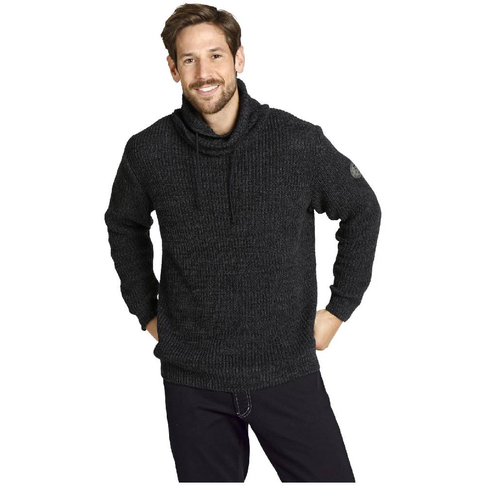 Jan Vanderstorm Pullover DUMENI schwarz melange Tägliche Deals