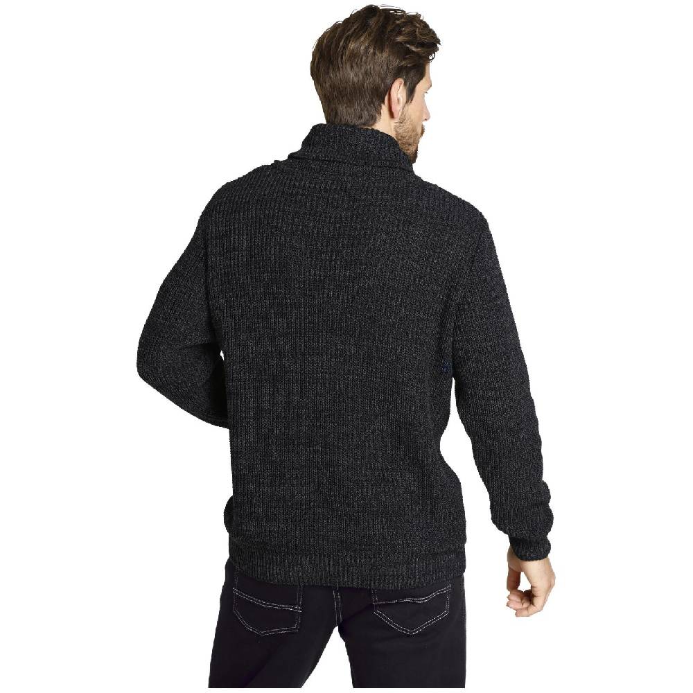 Jan Vanderstorm Pullover DUMENI schwarz melange Tägliche Deals