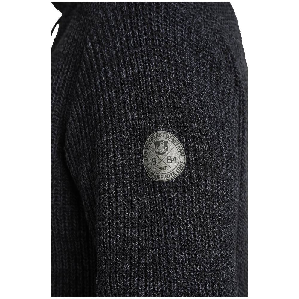 Jan Vanderstorm Pullover DUMENI schwarz melange Tägliche Deals