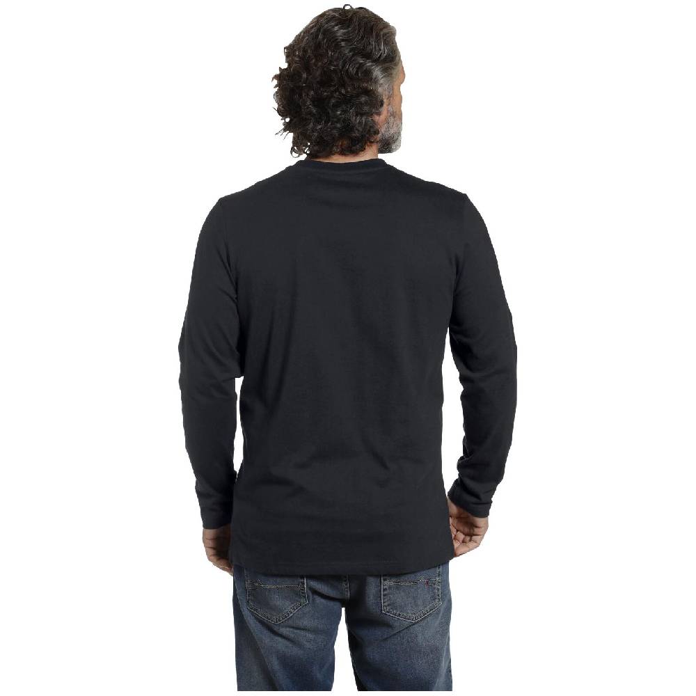 Jan Vanderstorm Langarmshirt STAAF schwarz Riesige Ersparnisse