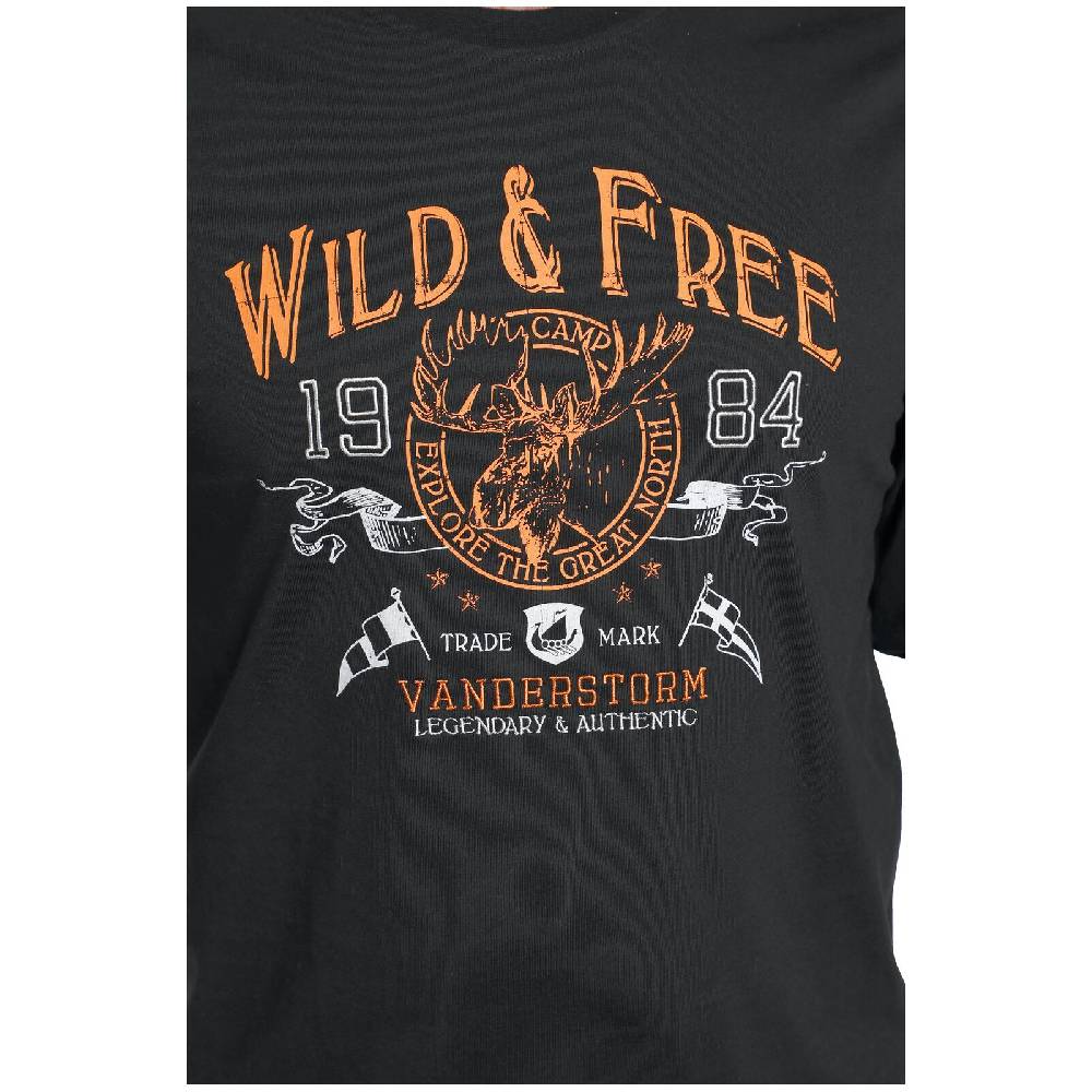 Jan Vanderstorm Langarmshirt STAAF schwarz Riesige Ersparnisse