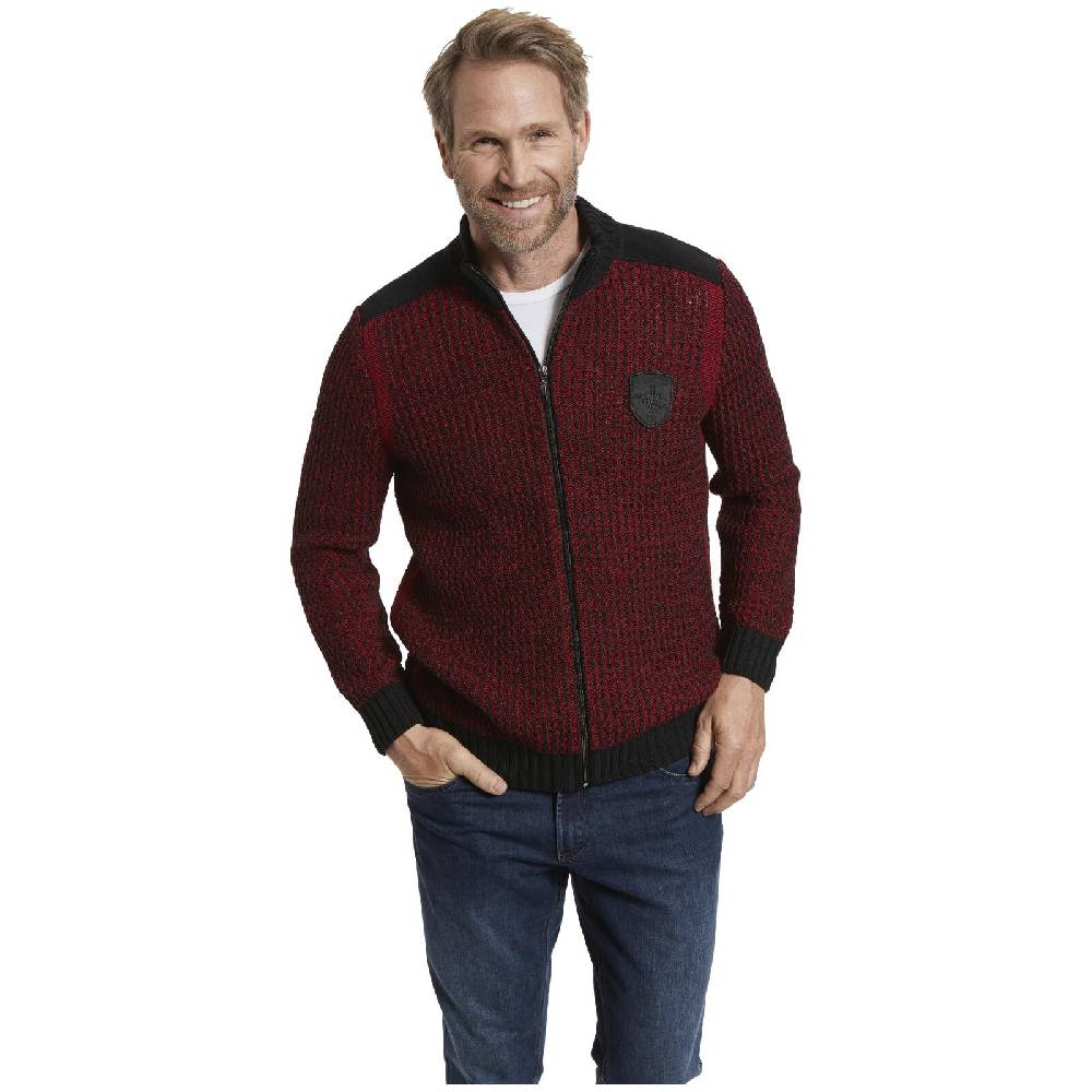 Jan Vanderstorm Strickjacke HALSTEN rot VIP-Rabatte