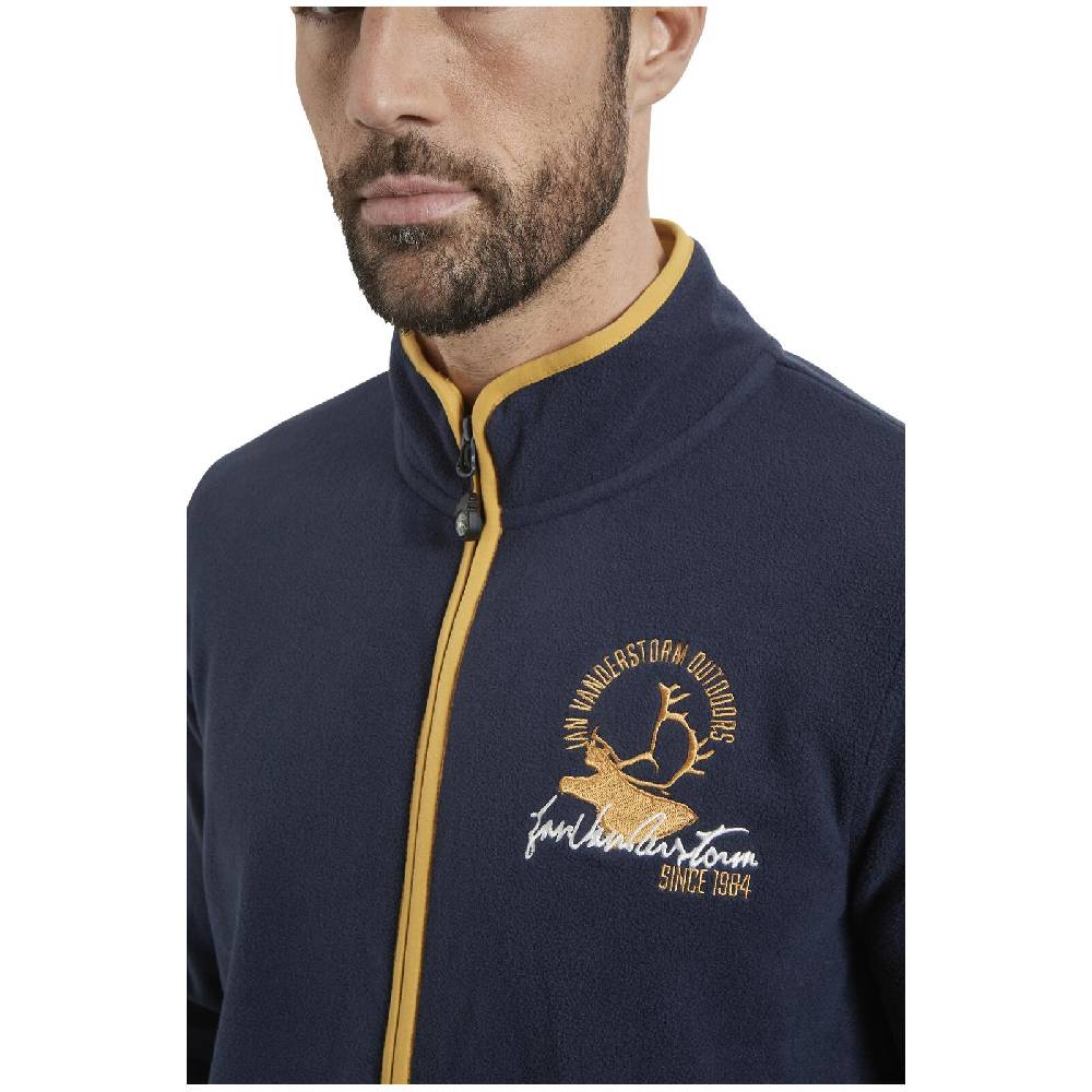 Jan Vanderstorm Fleecejacke HALLVAR dunkelblau Kostenlose Rückgabe