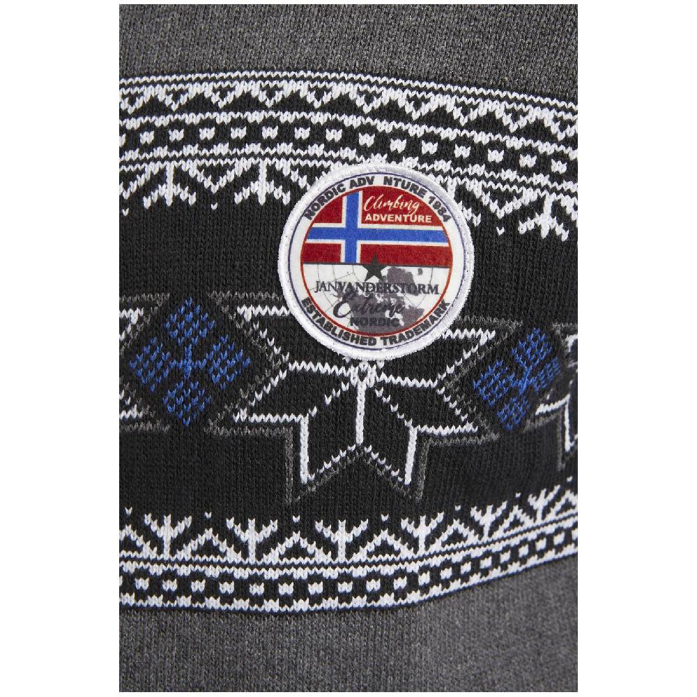 Jan Vanderstorm Pullover EERU dunkelgrau Begrenzte Freigabe