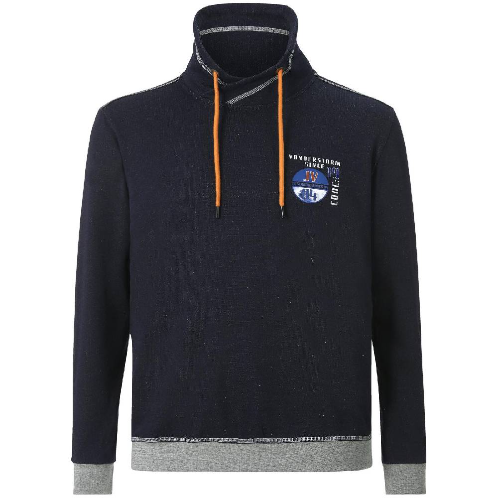 Jan Vanderstorm Sweatshirt JARMUND dunkelblau Nur noch ein Tag übrig
