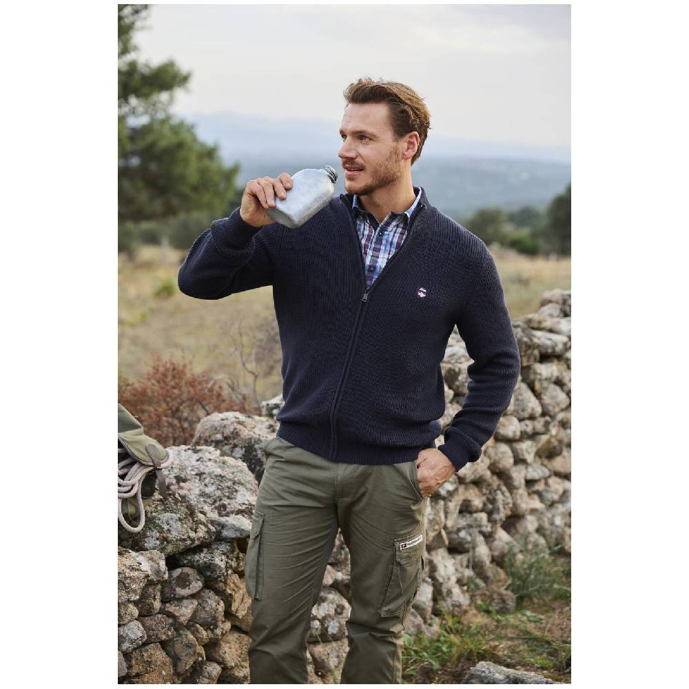 Jan Vanderstorm Strickjacke NORANDER dunkelblau Riesige Rabatte