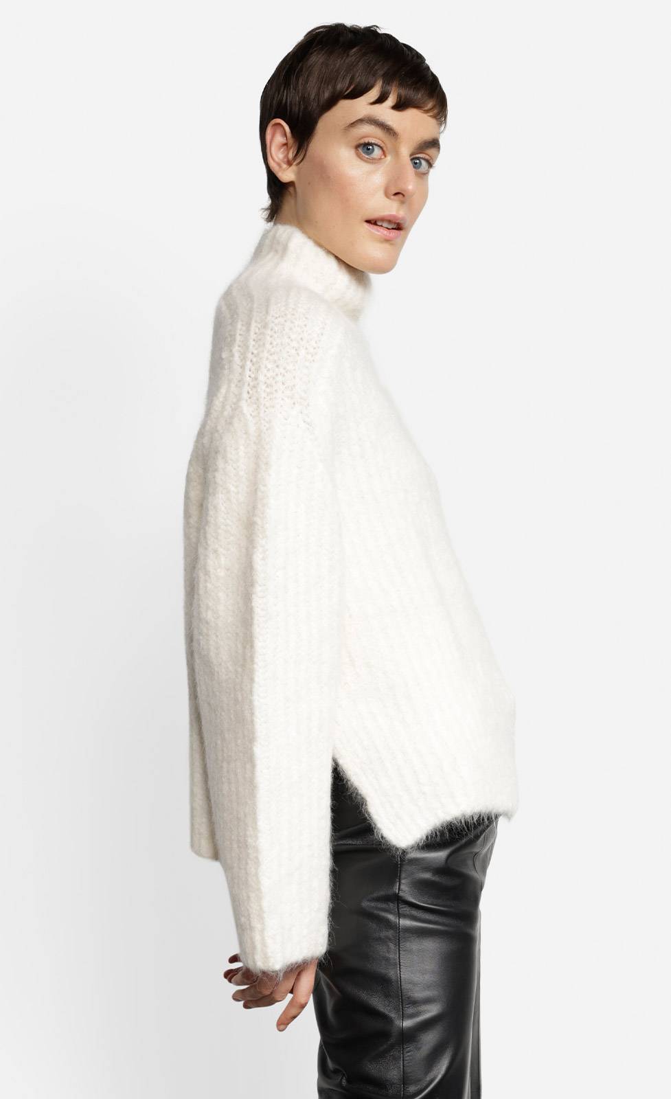 Kiefermann Gimia Grobstrickpullover mit Schlitzen Jubiläumsangebot